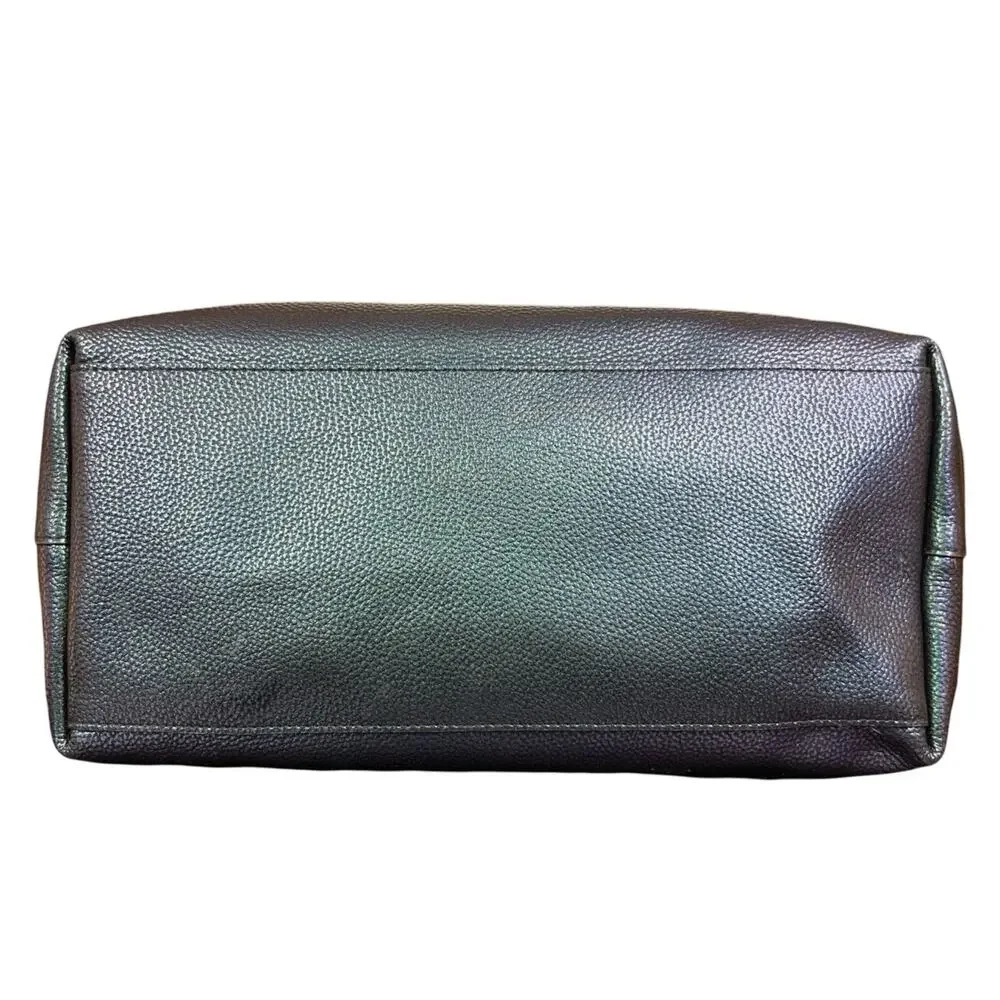 Coach Hologram Leather Open City Tote & Wallet Color Shifting Oil Slick F22550 - Picture 10 of 16